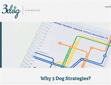Tablet Screenshot of 3dogstrategies.com
